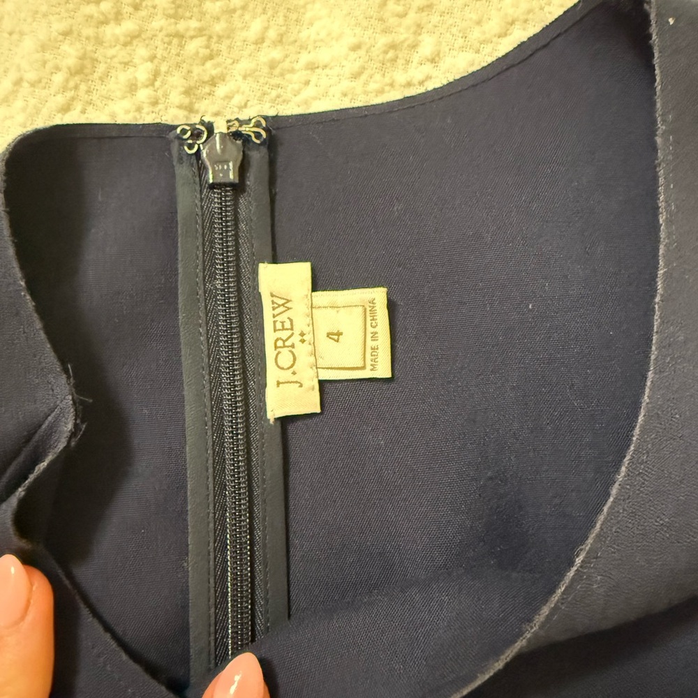 J. Crew Midnight Blue Dress